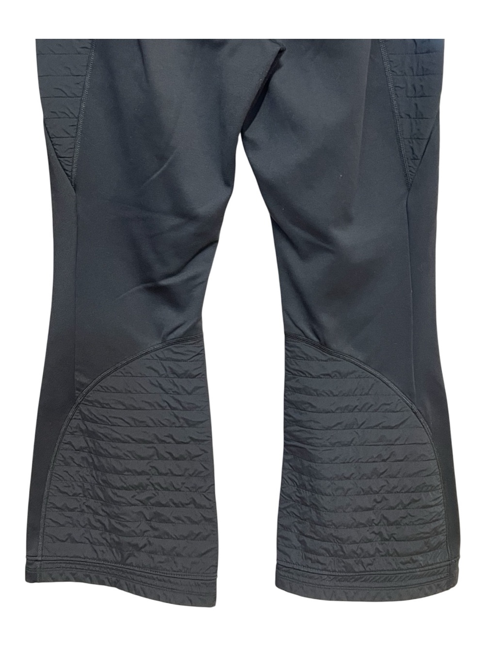 EUC Athleta Peak Hybrid Fleece Flare Black Pants | Size Medium - Picture 4 of 11